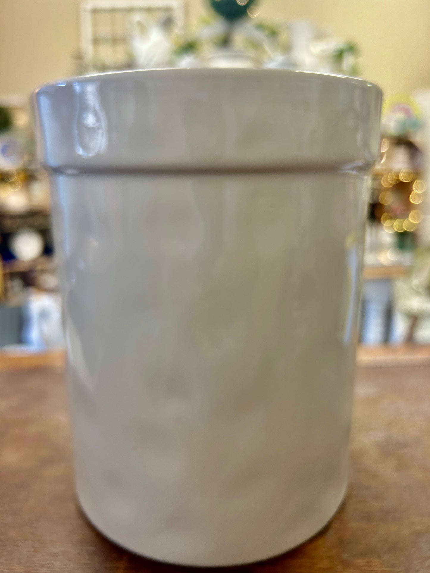 Lemon Garden Utensil Crock