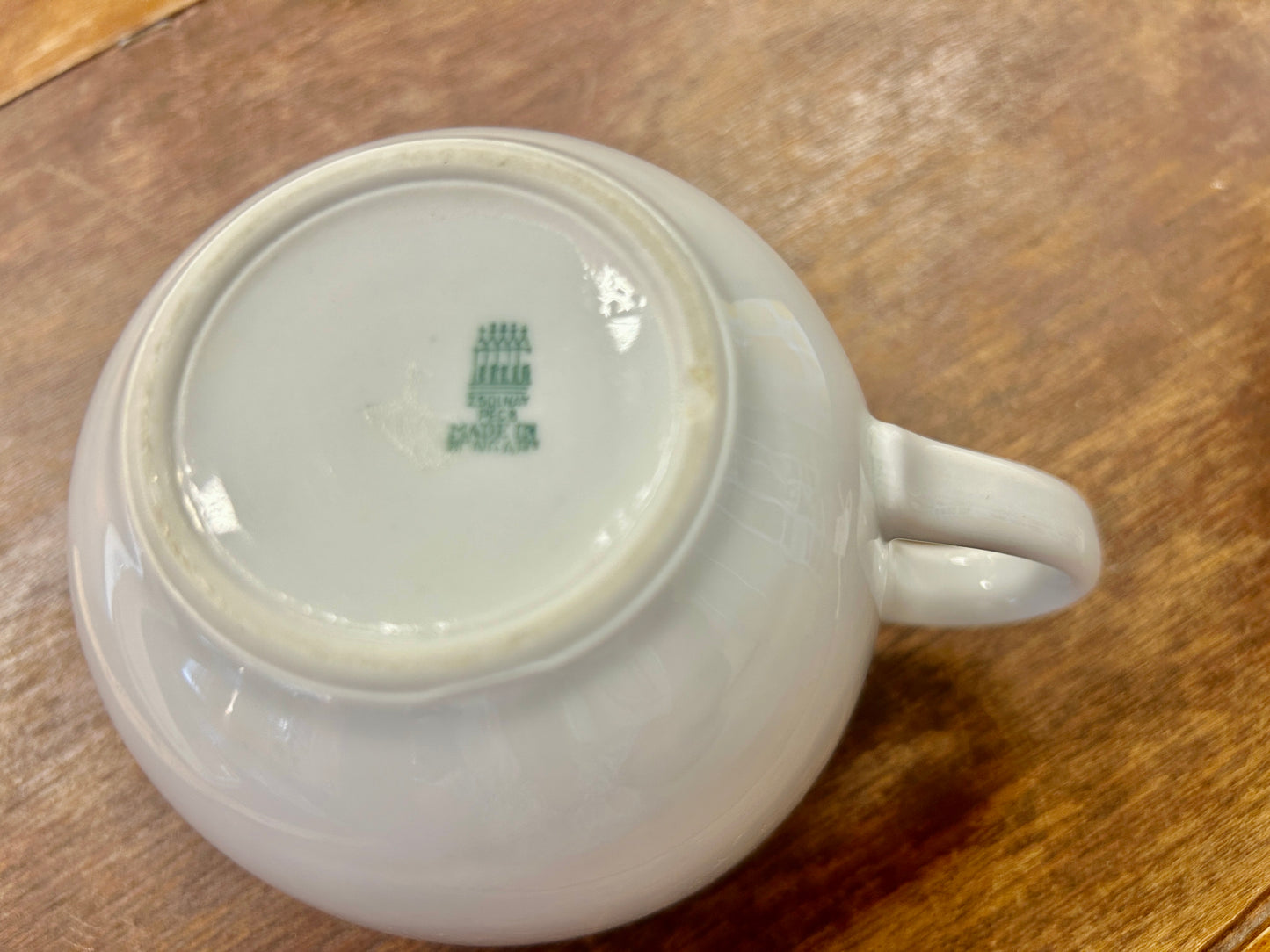 Yellow Zsolnay Vintage Lemons Mug Hungary, 16 ounces