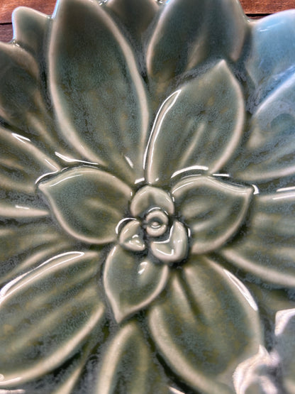 Green Williams Sonoma Green Succulent Plate, 6"