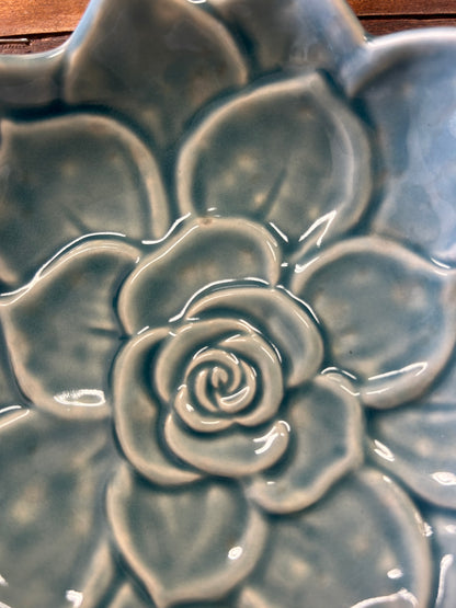 Blue Williams Sonoma Blue Succulent Plate, 6"