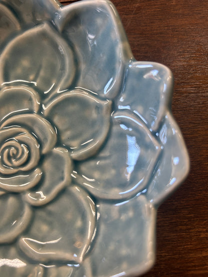 Blue Williams Sonoma Blue Succulent Plate, 6"