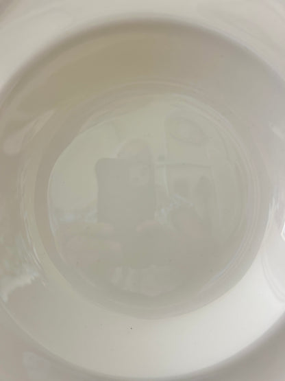 White Mikasa Antique Gold Bowl, 9 1/4"