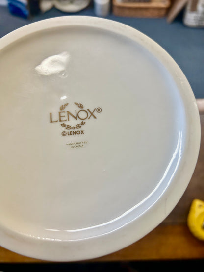 Cream Lenox Large Georgian Vase, 15 1/2"