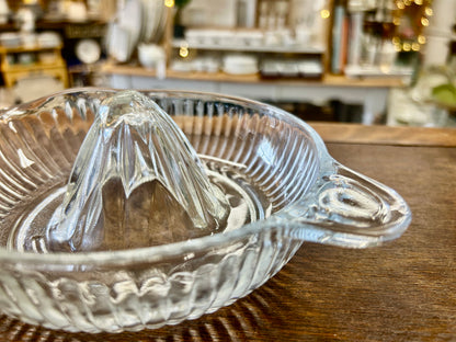 Clear  Vintage Glass Juicer, 8"