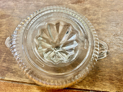 Clear  Vintage Glass Juicer, 8"