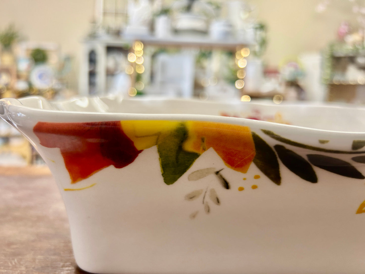 Multicolor Pioneer Woman Timeless Floral Rectangle Baker, 12"