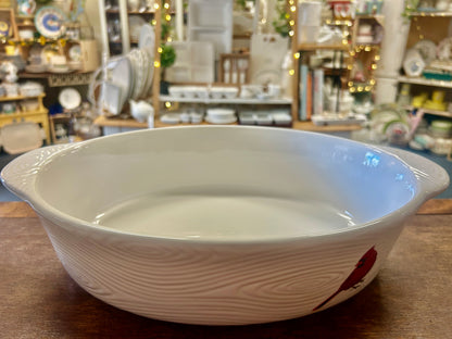 White Temptations RARE Woodland Cardinal 3 QT, 3 QT