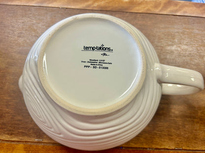 White Temptations RARE Woodland Batter Bowl, 2 QT
