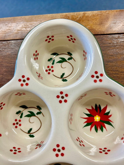 Red Green White Temptations RARE Cardinal Muffin Pan, 11"
