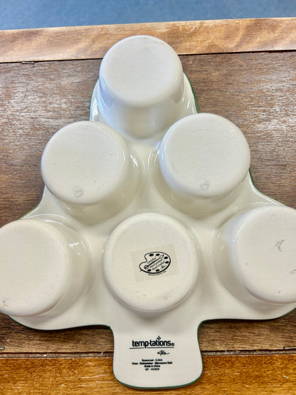 Red Green White Temptations RARE Cardinal Muffin Pan, 11"