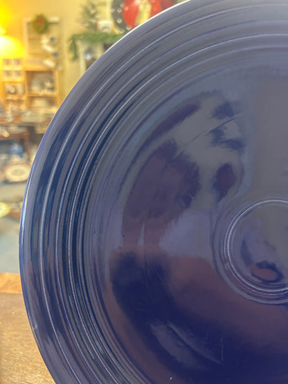 Fiestaware Blue Chop Plate Platter, 12"