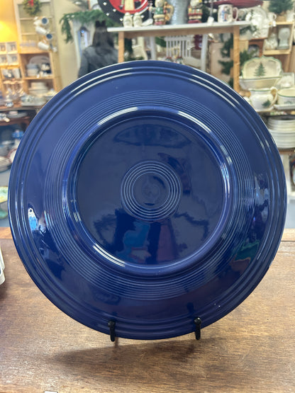 Fiestaware Blue Chop Plate Platter, 12"