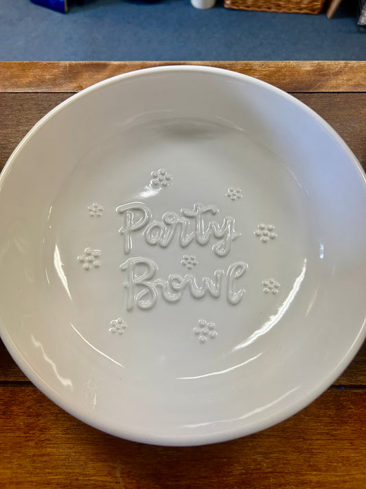 Temptations White Party Bowl, 2 QT