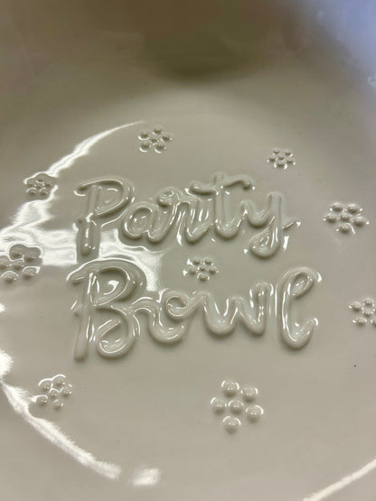 Temptations White Party Bowl, 2 QT
