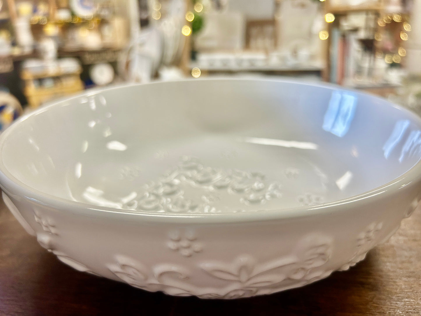Temptations White Party Bowl, 2 QT