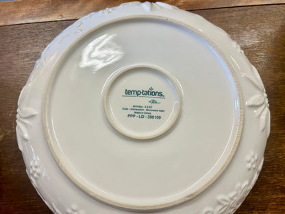 Temptations White Party Bowl, 2 QT