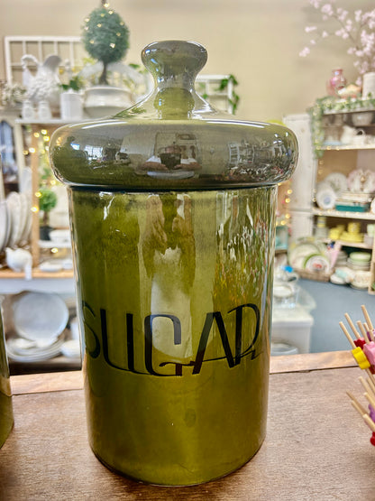 Green Holiday Designs Vintage Canisters 4 pcs