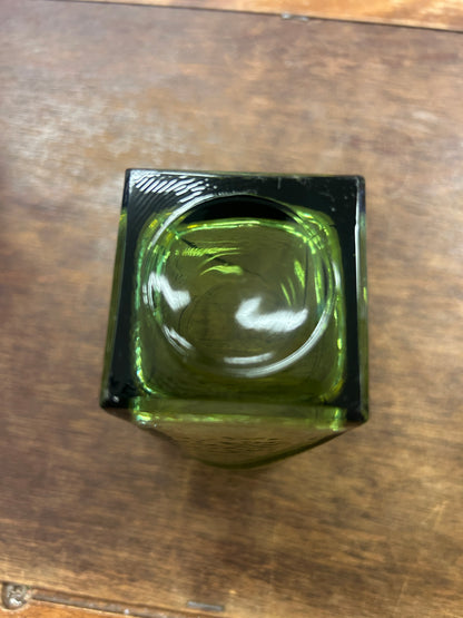 Green Hazel Atlas Pebbletone Avocado Glass, 4 1/4"