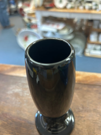 Fiestaware Black Vase, 6"