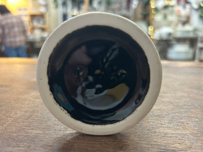 Fiestaware Black Vase, 6"