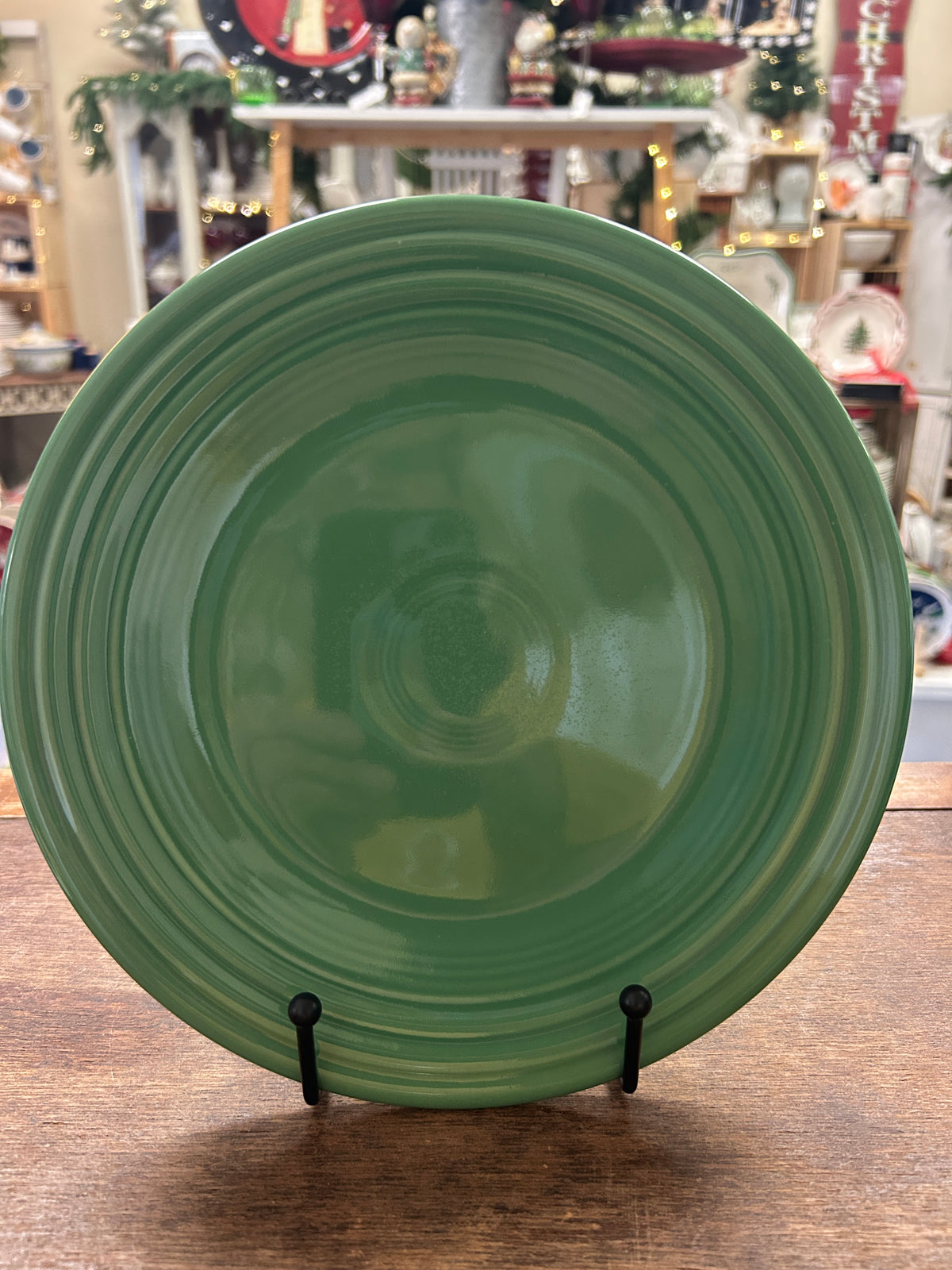 Fiestaware Green Plate, 9"