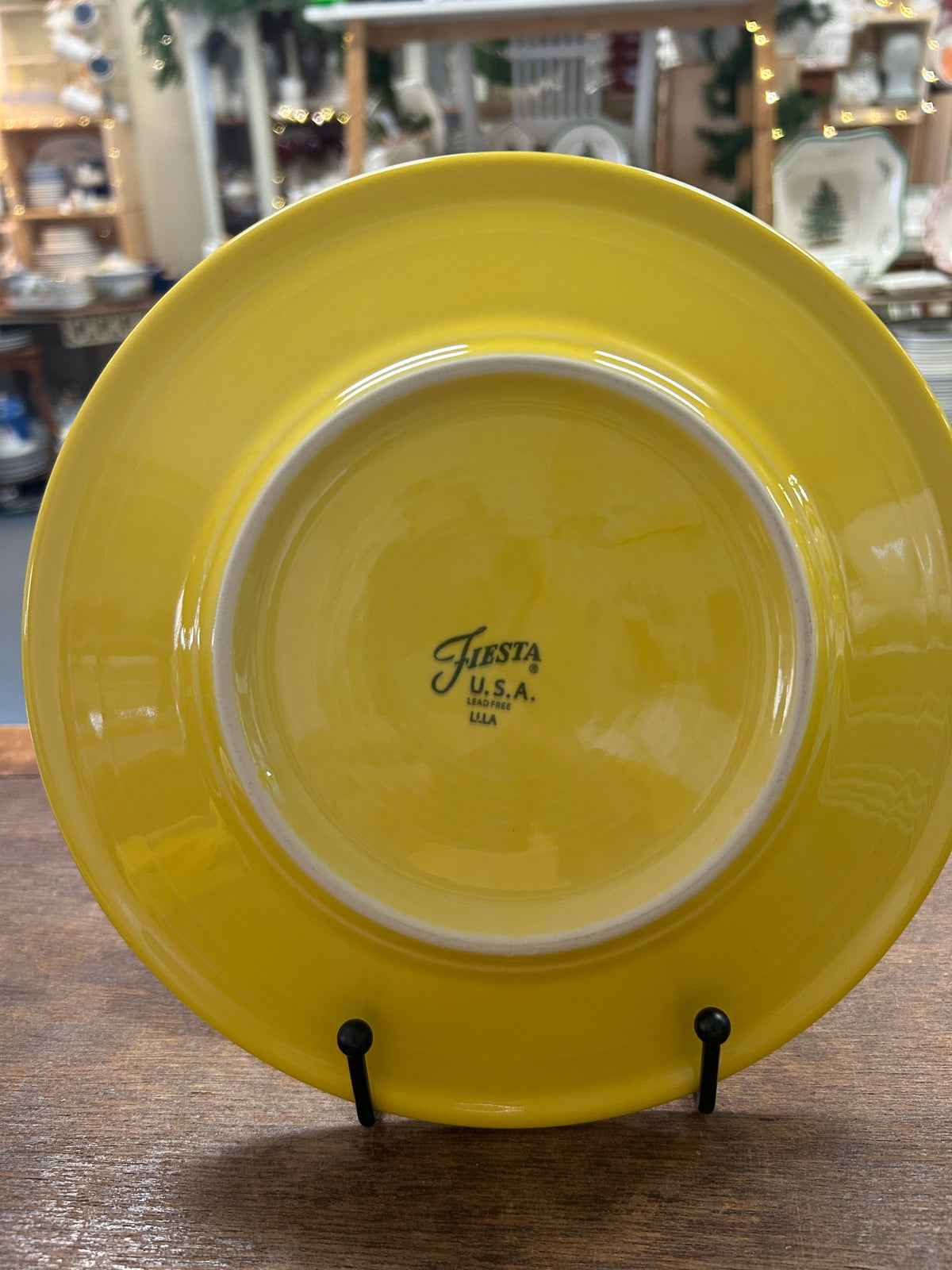 Fiestaware Yellow Plate, 9"