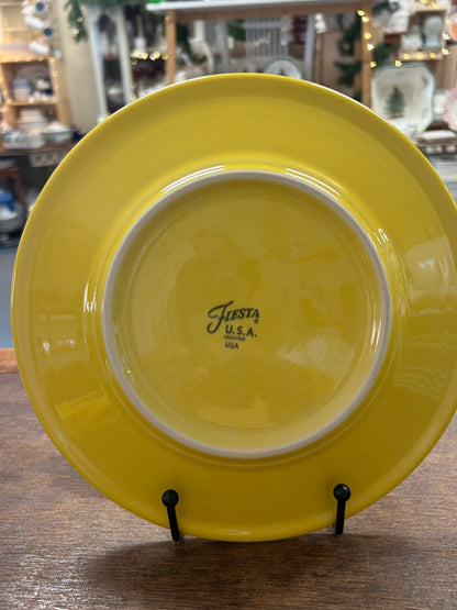 Fiestaware Yellow Plate, 9"