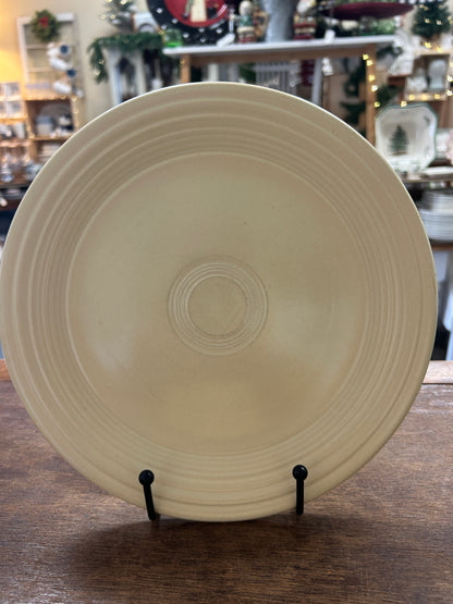 Fiestaware Pale Yellow Plate, 9 1/2"