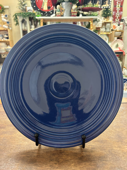 Blue Fiestaware Cobalt Plate, 9 1/2"