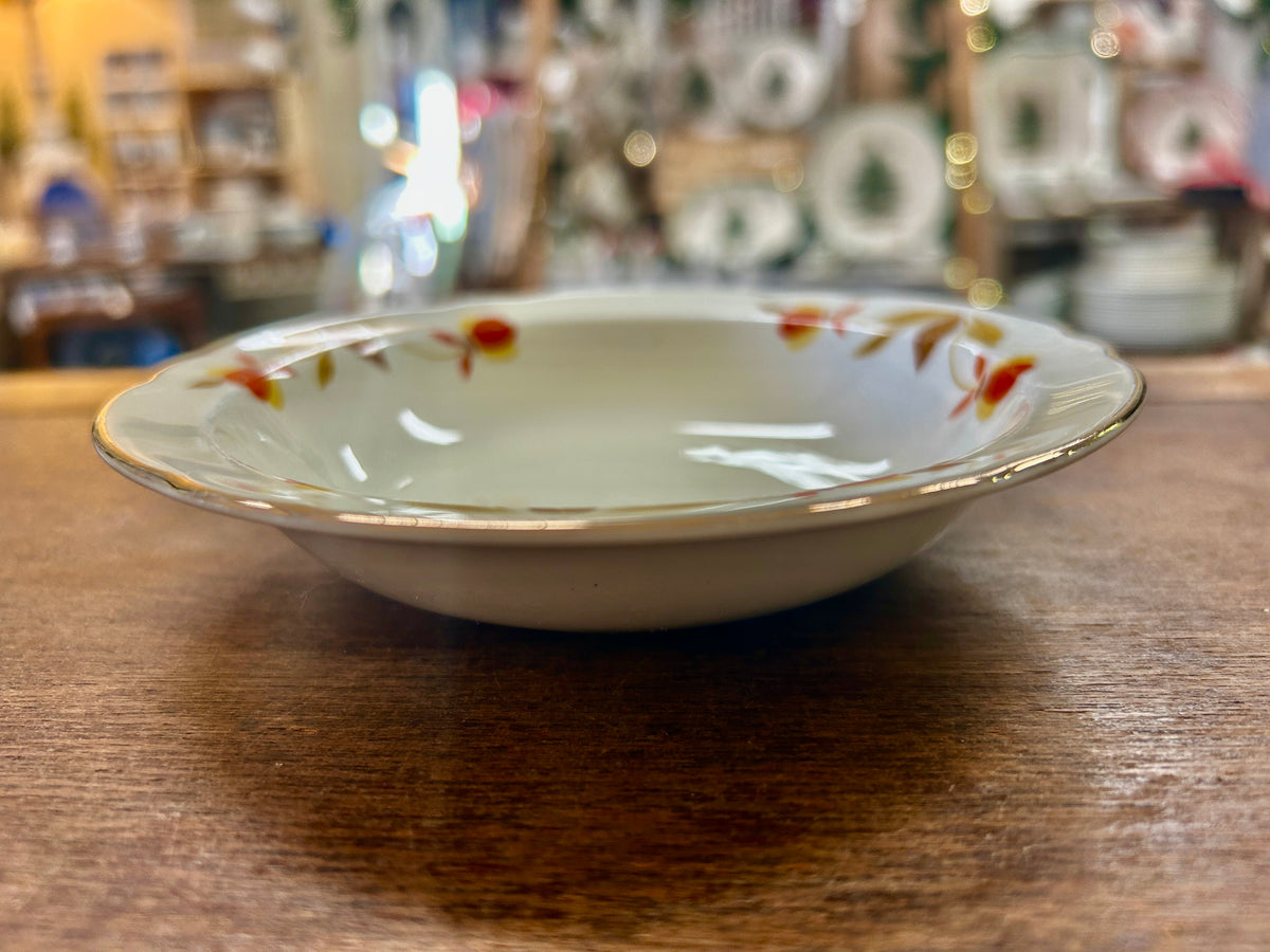 Multicolor Hall Autumn Leaf Bowl, 5 1/2"