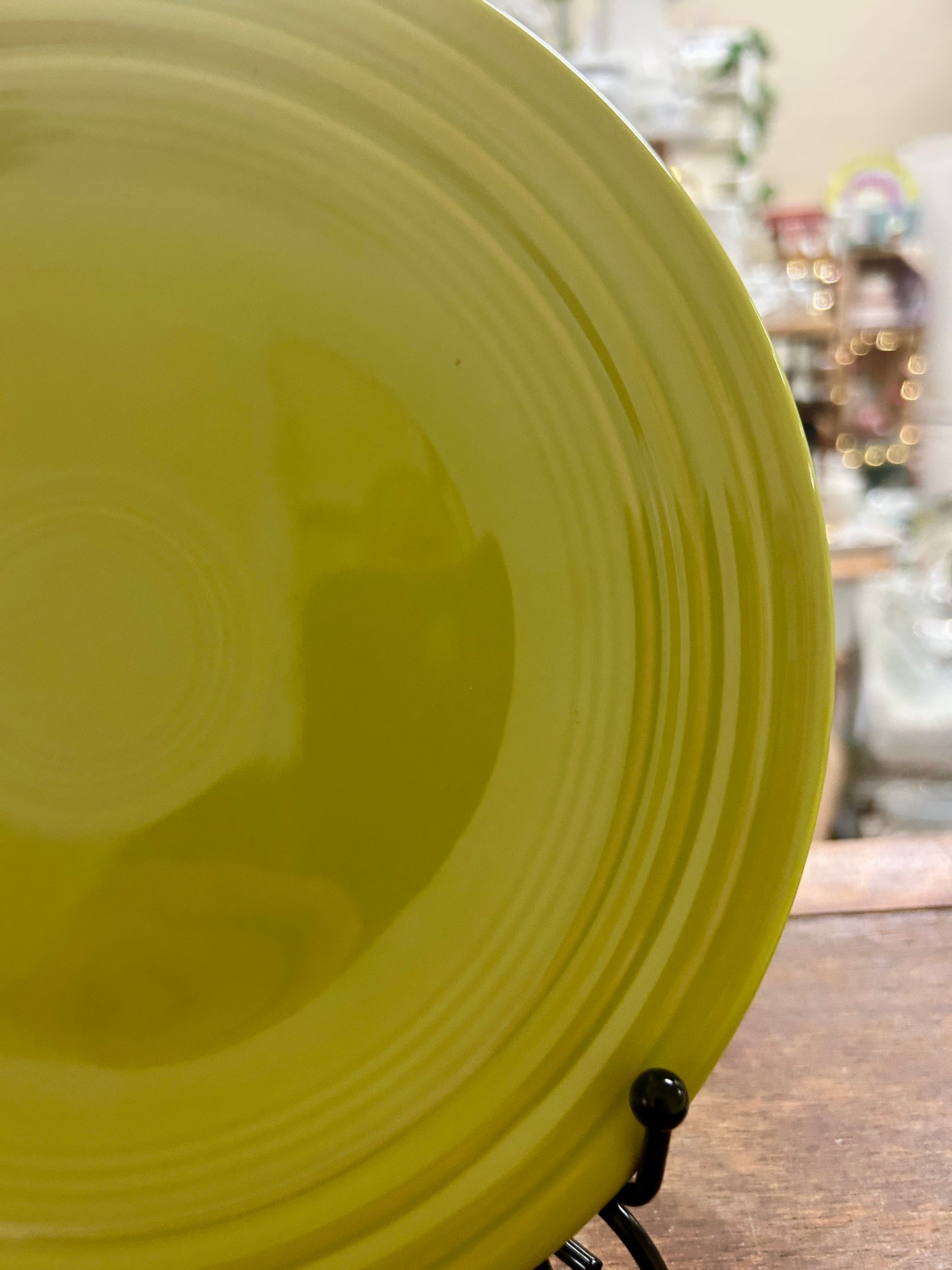 Fiestaware Green Plate 9", 9"