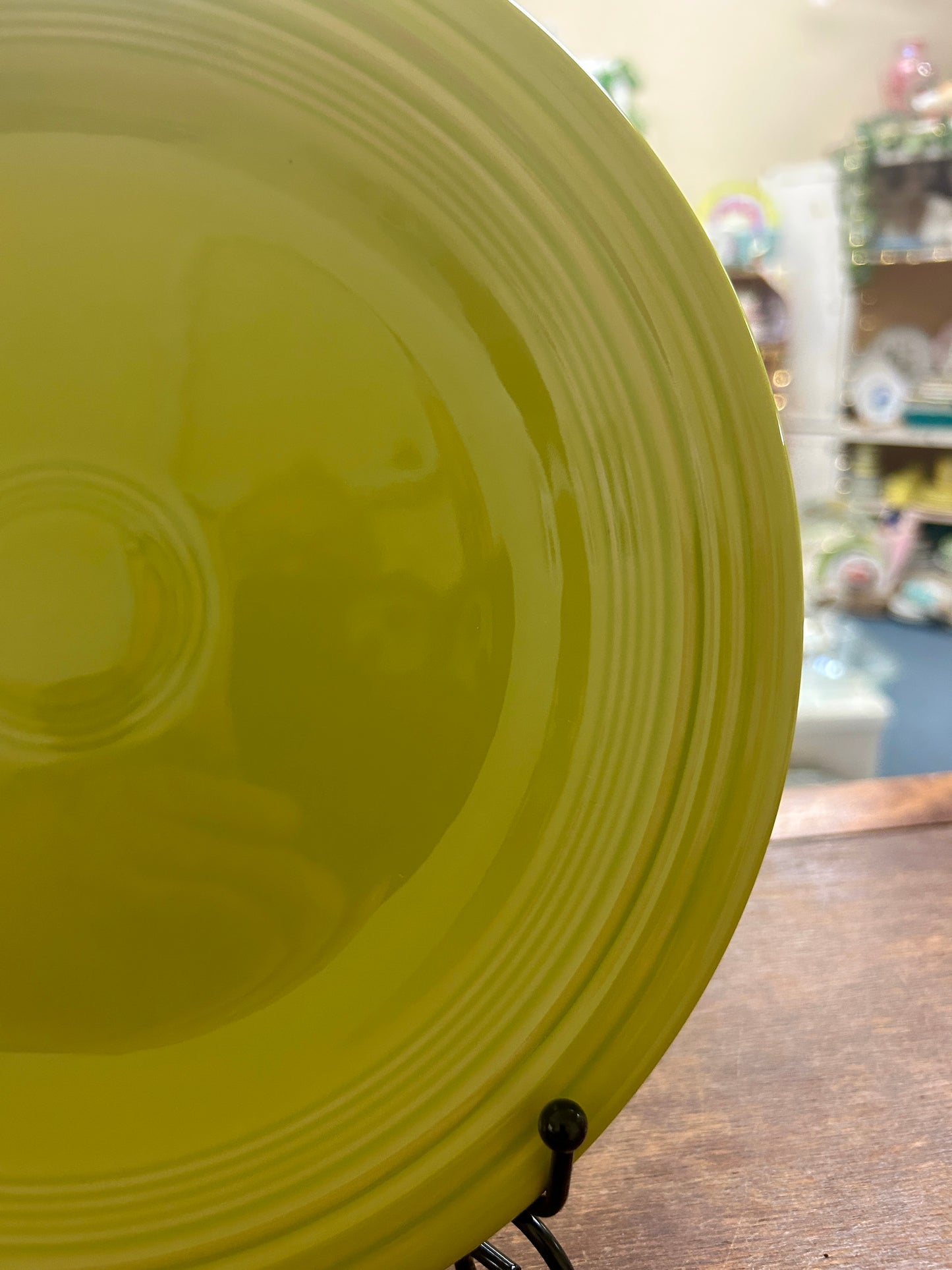 Fiestaware Green Dinner Plate, 10 1/2"