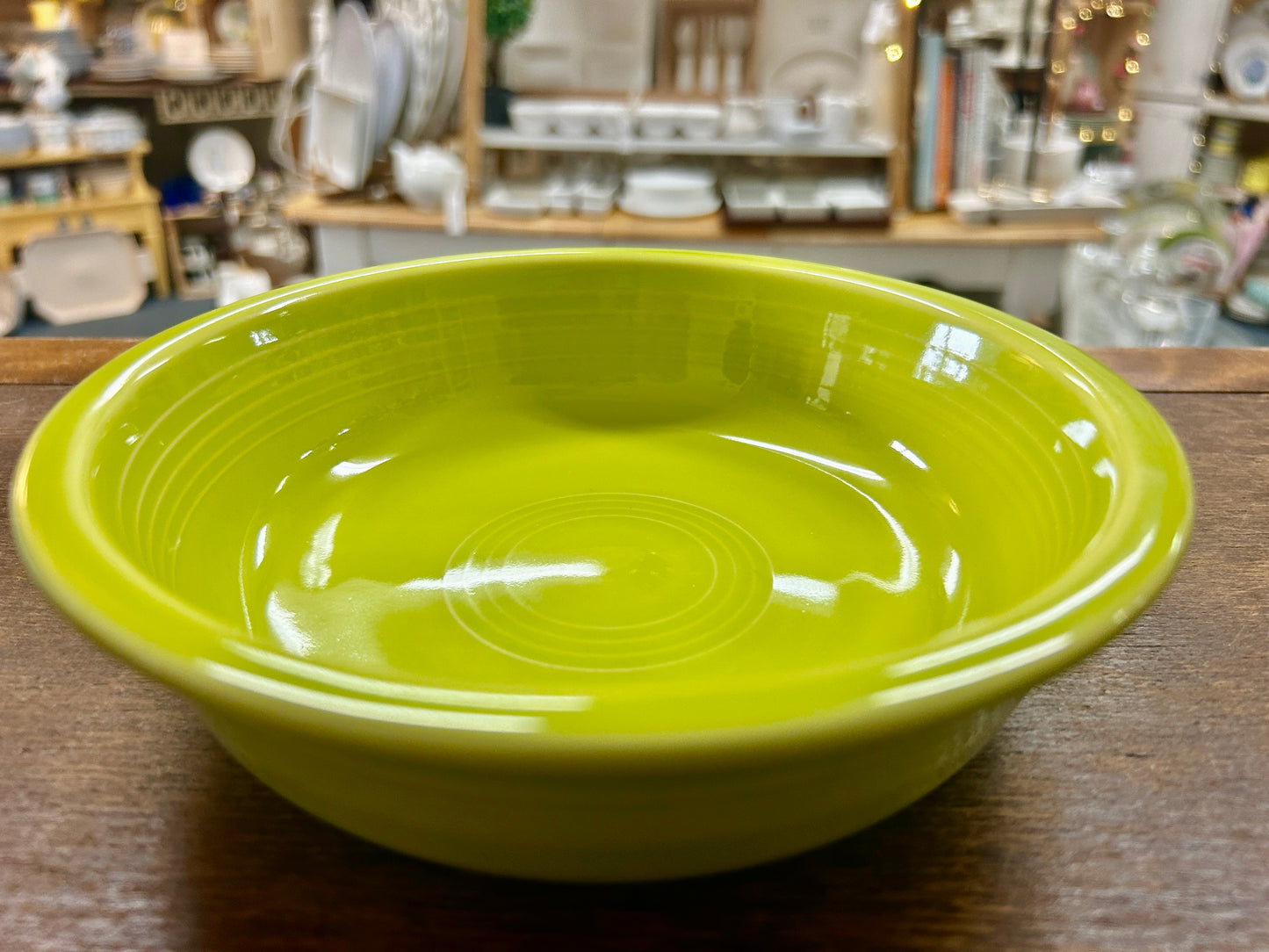 Fiestaware Green Bowl, 7"