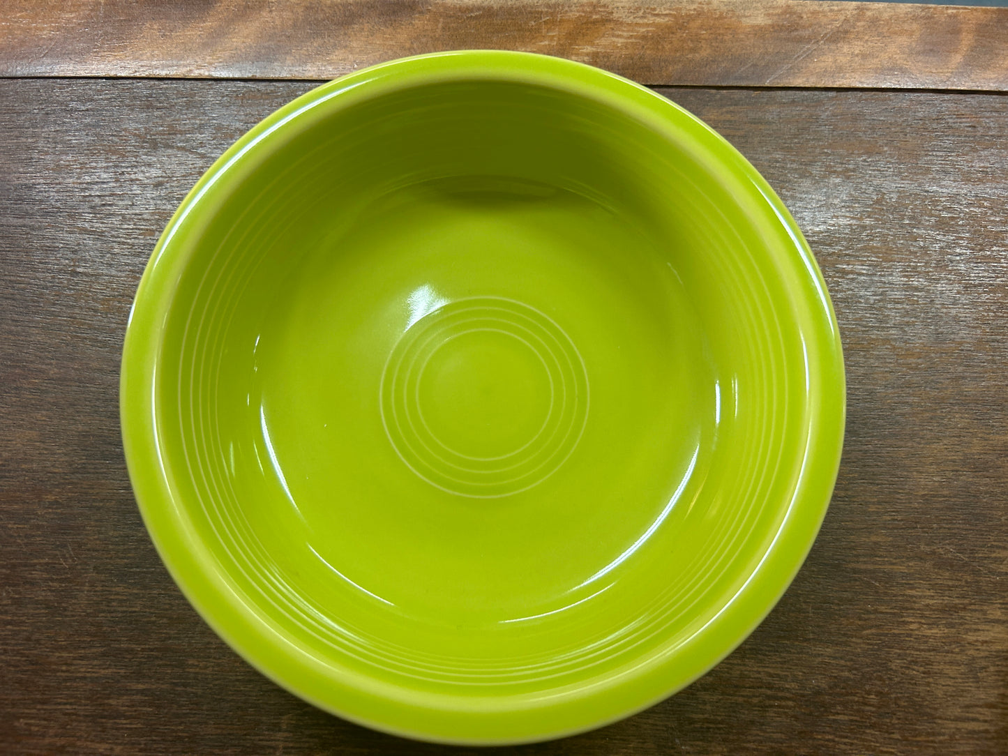 Fiestaware Green Rim Bowl, 7"