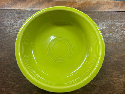 Fiestaware Green Rim Bowl, 7"