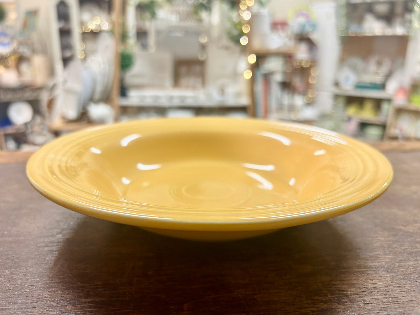 Fiestaware Vintage Yellow Bowl, 8 1/4"