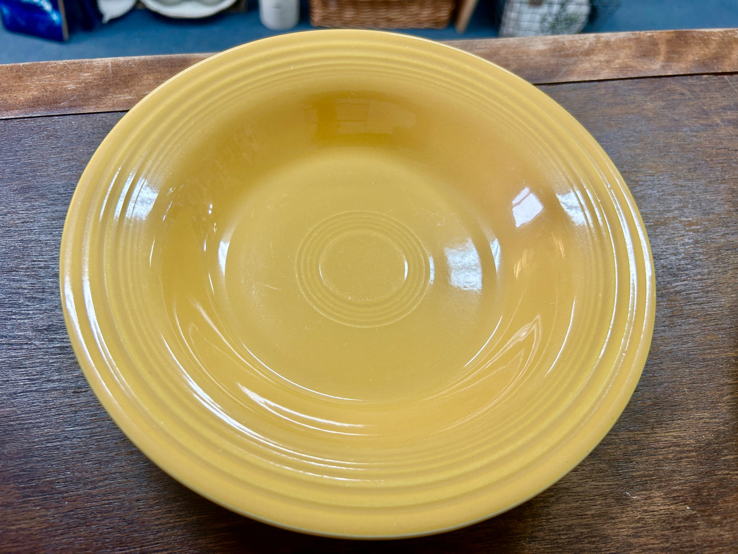 Fiestaware Vintage Yellow Bowl, 8 1/4"