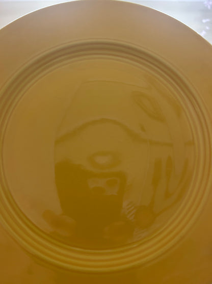 Fiestaware Vintage Yellow Plate, 9 1/2"