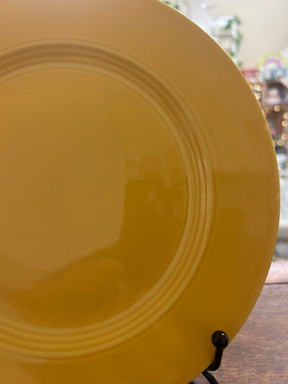 Fiestaware Vintage Yellow Plate, 9 1/2"
