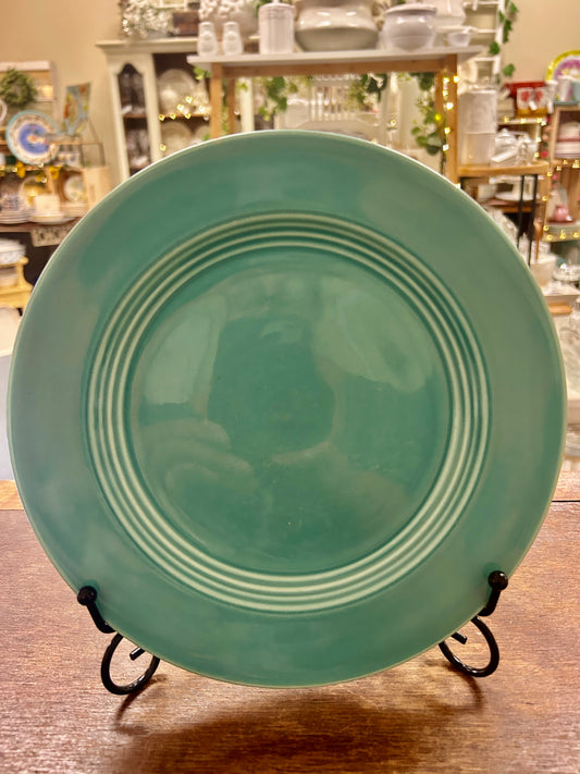 Fiestaware Vintage Teal Plate, 9 1/2"