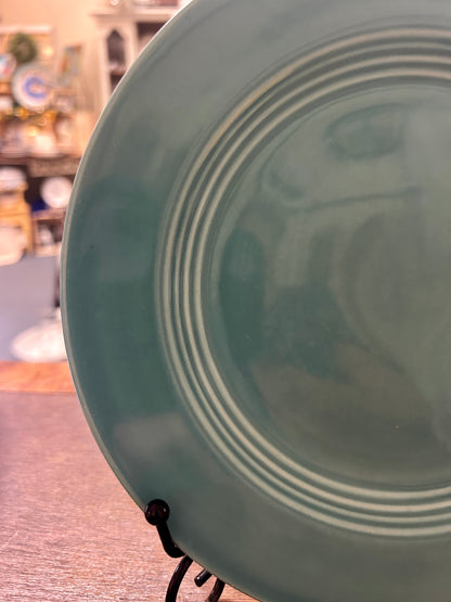 Fiestaware Vintage Teal Plate, 9 1/2"