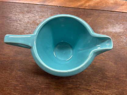Blue Fiestaware Vintage Sugar & Creamer