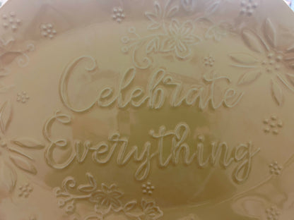 Yellow Temptations Celebrate Everything Platter, 16"