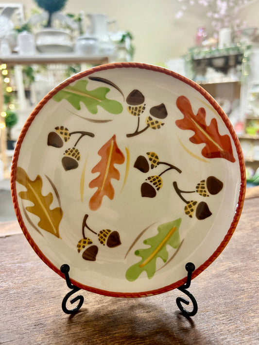 Multicolor Temptations Harvest Plate, 6"