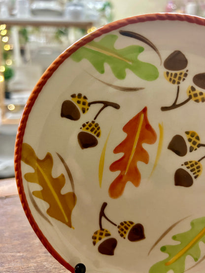 Multicolor Temptations Harvest Plate, 6"
