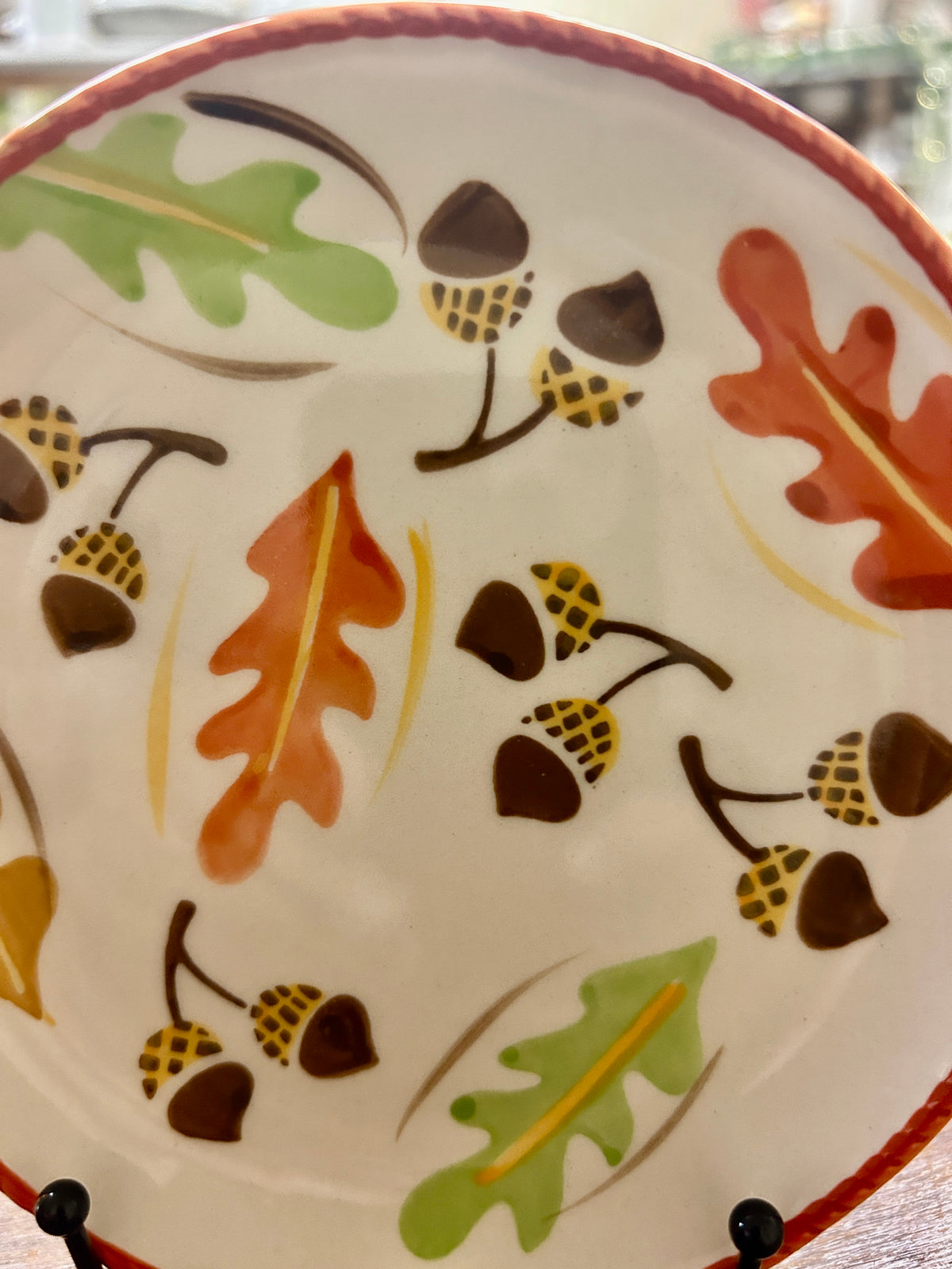 Multicolor Temptations Harvest Plate, 6"