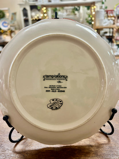 Multicolor Temptations Harvest Plate, 8"
