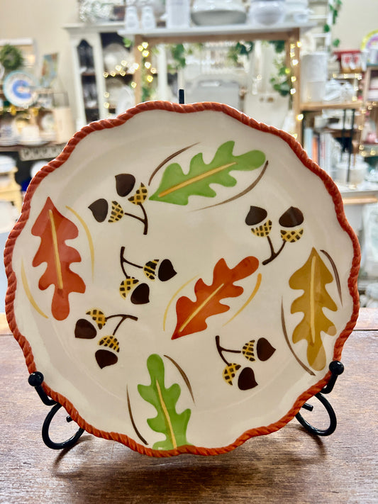 Multicolor Temptations Harvest Plate, 8"