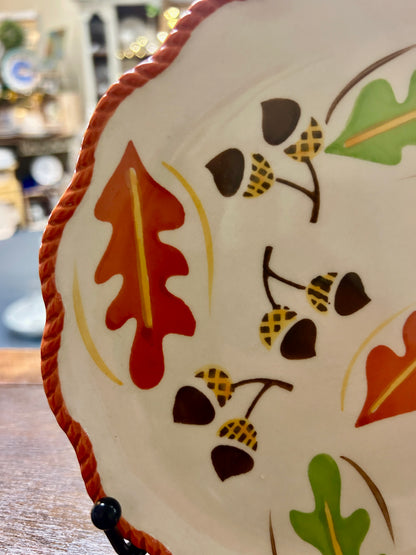 Multicolor Temptations Harvest Plate, 8"