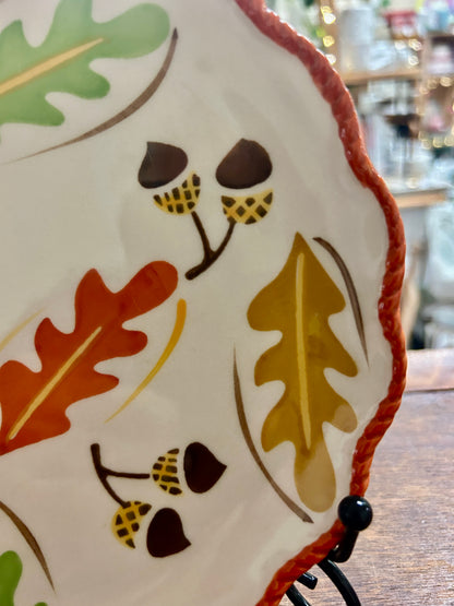 Multicolor Temptations Harvest Plate, 8"